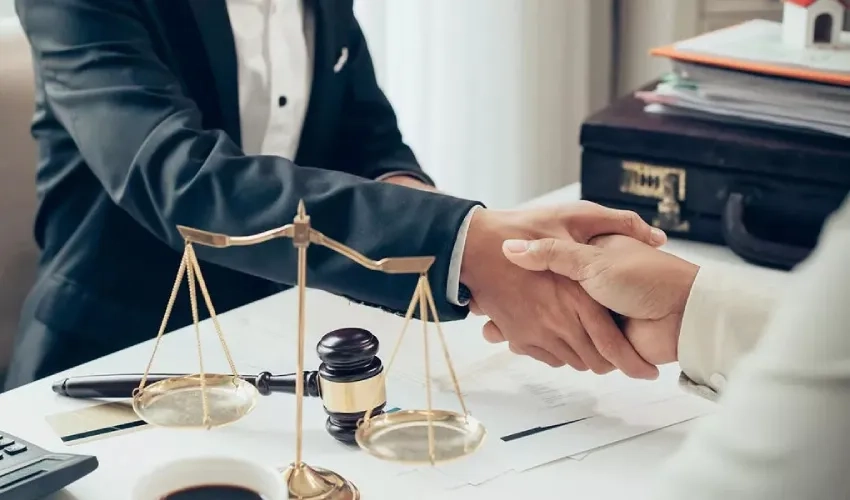 Corporate law services illustration